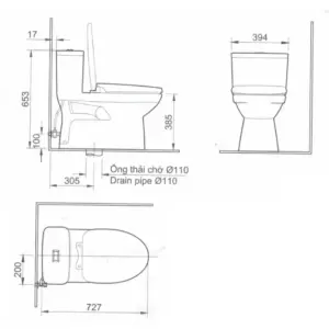 bồn cầu có biến thể