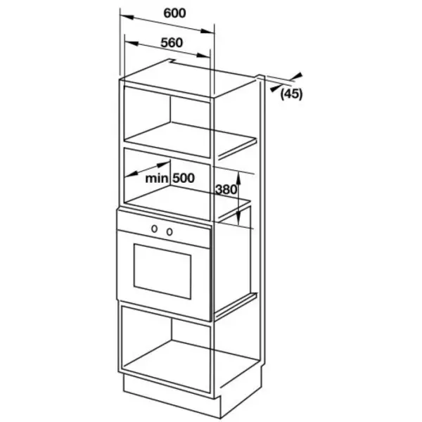 Lò Vi Sóng Kết Hợp Nướng Hafele HM-B38A 535.34.000 Lắp Âm - Ảnh 2