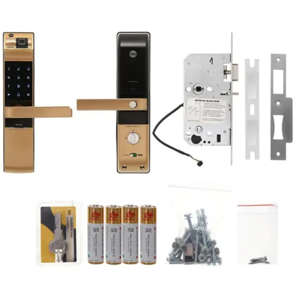 Khóa Điện Tử Yale YDM4109A Vân Tay Màu Gold - Ảnh 2