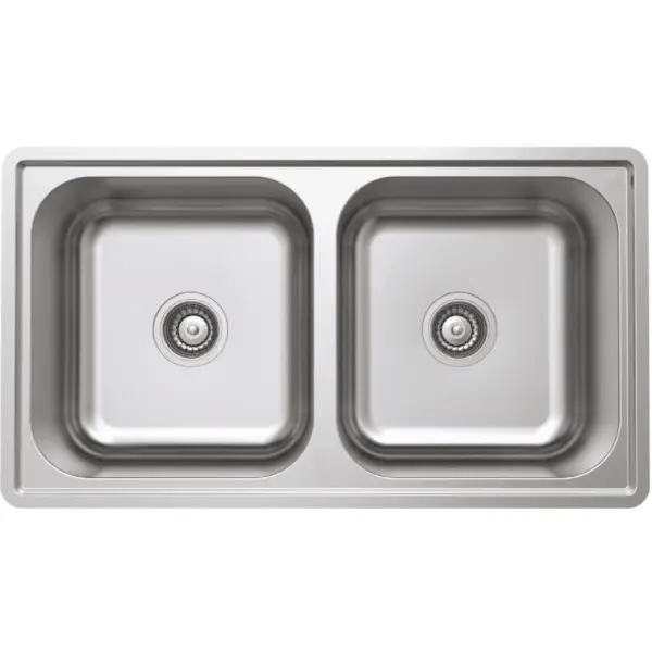 Chậu Bếp Hafele HS20-SSN2R90M 567.20.493 Hai Hộc Inox 304